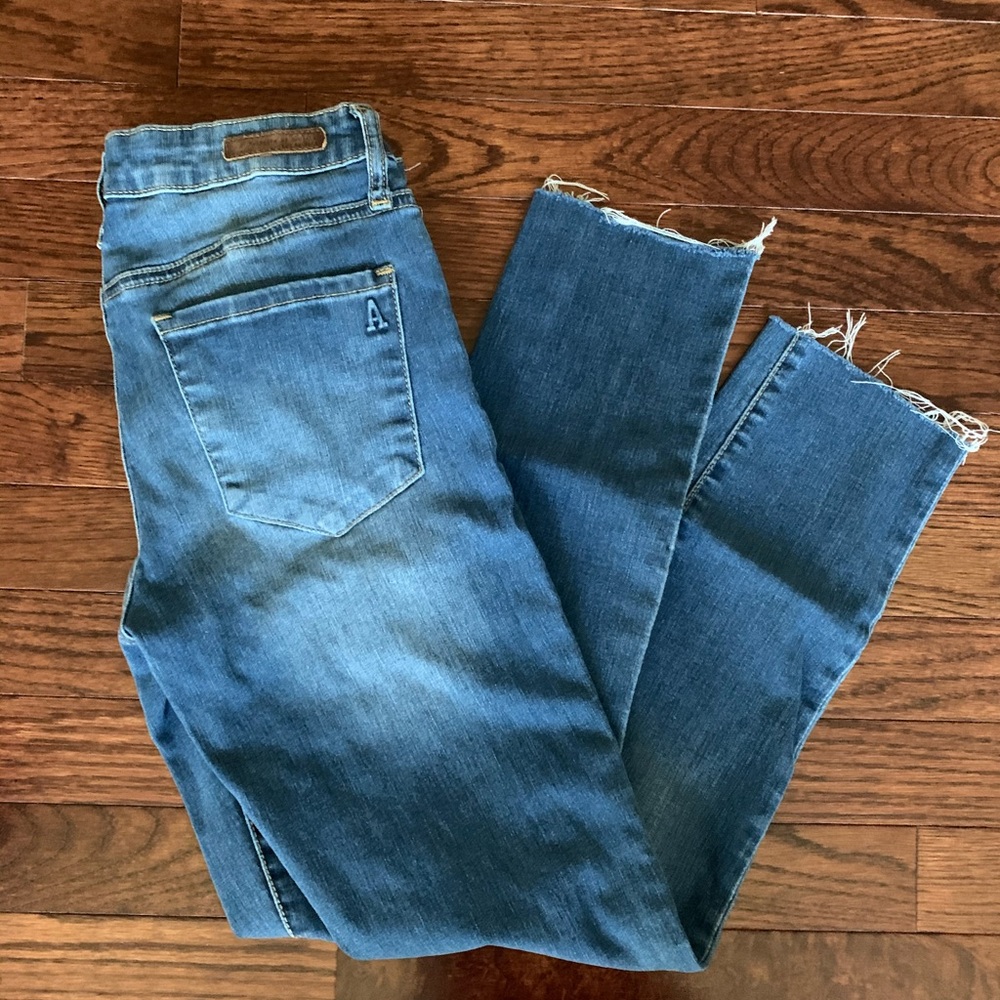 Articles of Society Raw Hem Skinny Crop Jeans 25